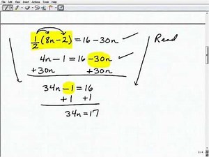 Math-U-See Algebra 2 - Homeschooling Help Multi Step Equations - TabletClass.com