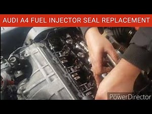 Audi A4 2.0TDi 16v 2006 BRE Fuel Injector Seal Change || How To Replace Fuel Injector Seals Audi VW