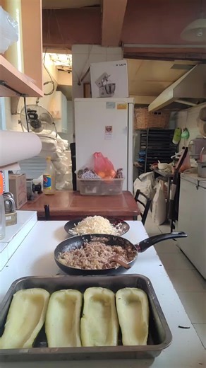 Stuffed Zucchini and Squash Recipe in a Home Kitchen