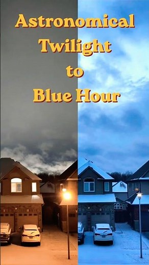 Deep Sky Transition: From Astronomical Twilight to the Blue Hour #natureastronomy
