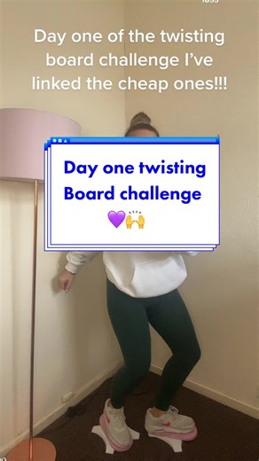 Twist Board Challenge for Weight Loss and Fitness
