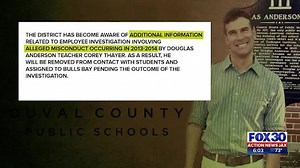 Former student says Duval teacher acted inappropriately