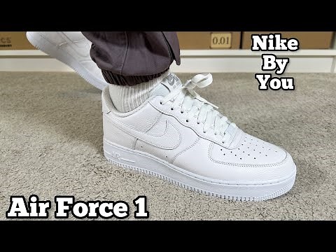 Nike by You Air Force 1 Triple White Review& On foot