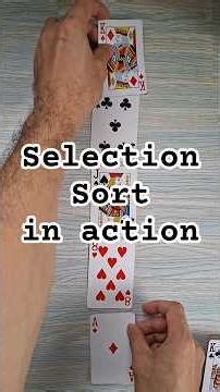 How does selection sort work?