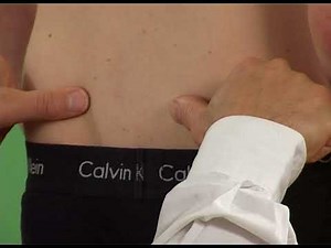 Sacral fixation test - Standing hip flexion test for sacroiliac joint