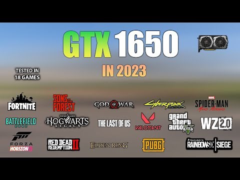 GTX 1650 : Test in 18 Games in 2023 - GTX 1650 Gaming Test