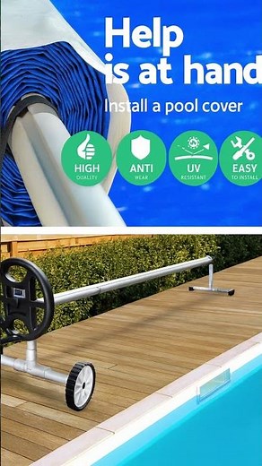 Adjustable Swimming Pool Cover Roller – Easy, Durable & Portable |