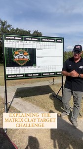 5.4K views · 70 reactions | The Matrix is new game offered at the 2022 National Sporting Clays Championship, Eddie Vigil gives us a run down on what it is & how it works! You can purchase your tickets only in the Pro Shop. The Matrix Clay Target Challenge | National Sporting Clays Association | Facebook