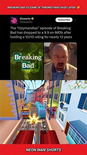 Breaking Bad Vs Game of Thrones Fans Huge Lafda! 😡 #shorts