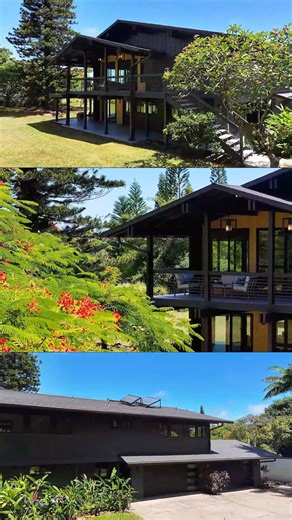 Hawaii Life on Instagram: "Take a look at this Mid-Century Modern Retreat on Maui’s North Shore listed by @JoshJerman Tap the link in our bio for the full story. Originally designed by renowned Maui architect Harry Rice and now reborn as a mid-century modern retreat, the home is elegantly enveloped by more than four acres of lush, private gardens. #hawaiilife"