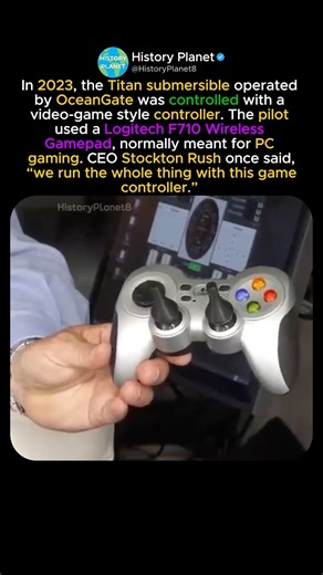 It was Controlled by a Game Controller