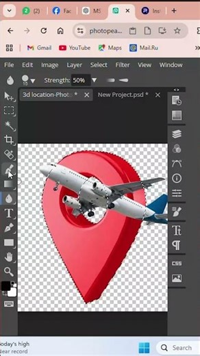 Masking in Photoshop 🔥 Easy Trick #shorts