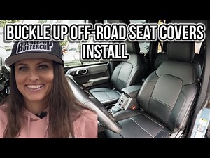 Buckle Up Off-Road Seat Covers for 2021+ Ford Bronco w/ Molle Panel Seats