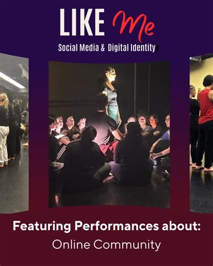 Rhode Island College Dance Company on Instagram: "LIKE ME is an original devised performance, consisting of theatre and dance that dive into the topics of Social Media and Digital Identity. Check out some of our rehearsal photos here, as well as seeing what you will hear about at our show! We cannot wait to share this production with you all! #dance #dancers #dancer #dancecompany #collegedance #universitydance #rhodeisland #rhodeislandcollege #dancemajor #danceshow #performance #providence #thea