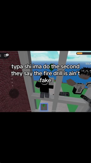 fr tho like i am not walking in a single file line #firedrill #ndsroblox #nds #fypシ゚viral #roblox