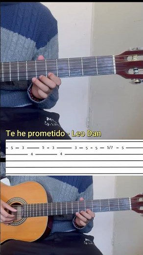 Te He Prometido Leo Dan en Guitarra Punteo #guitarrafacil