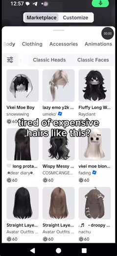 Try Out These Affordable Roblox Hair Styles!