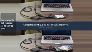 StarTech.com USB 3.0 to SATA IDE Adapter - External Hard Drive Converter - 2.5in/3.5in Transfer Cable - USB to SATA III Adapter