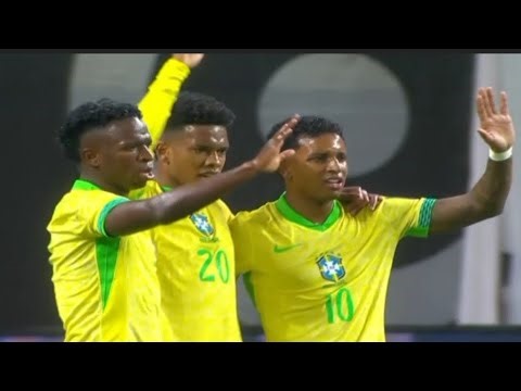🇧🇷⚽ Estevão Scores a Brilliant Goal! | Brazil vs Korea 2025