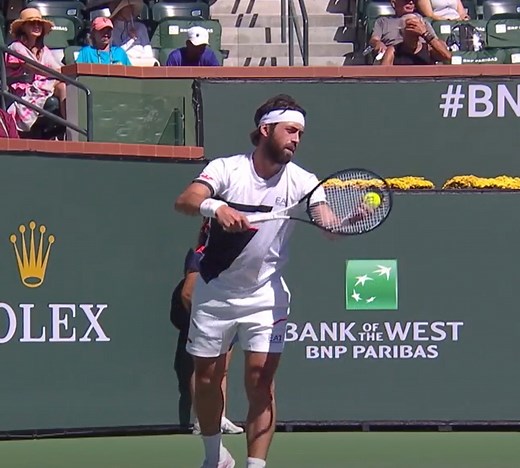 Stefanos Tsitsipas unveils new shoe collaboration with Adidas at Indian Wells