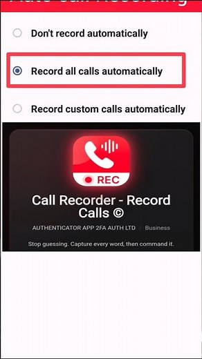 Android Auto Call Recording On | Automatic Call Recording Kaise On Karein