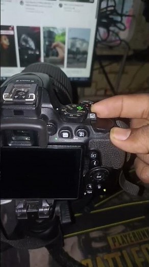 How To Record Video In Nikon D5600 DSLR Camera 🔥 #shorts #shortsfeed #shortsvideo