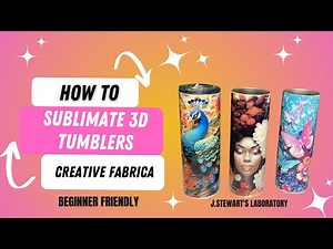 How to| 3D tumbler Sublimation| 3D Tumbler Wrap| Beginner Friendly