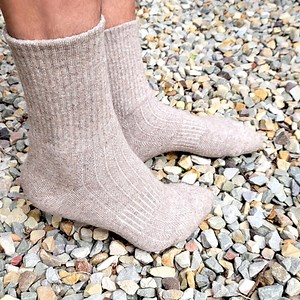 Men's XXL Wool Socks, Cozy Warm Socks, Hiking Outdoor Socks, Mongolian Wool Socks - Etsy