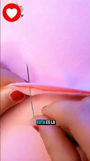 How to do a blind stitch step by step #sewing