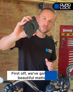 Strongest & Most Secure Motorcycle Mount. ◾️Quick to Attach & Detach ◾️Perfect for Navigation | QUAD LOCK