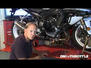 Motorcycle Exaust Install part 1 GSX-R600