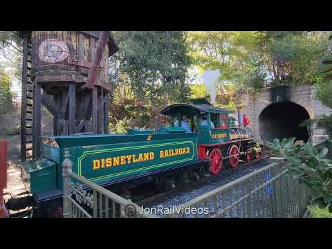 2/22/26 The Disneyland Railroad: E.P. Ripley 2 departs New Orleans Square station-1