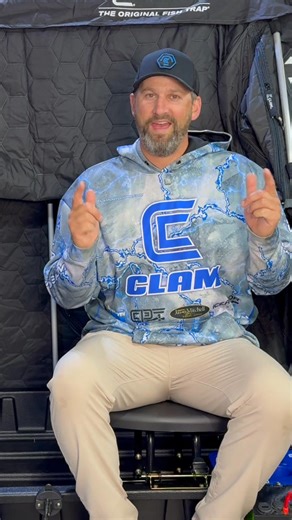 36K views · 260 reactions | The temps are dropping and the lakes will lock up before you know it. Don’t wait until first ice — gear up now and be ready to hit the hardwater on day one. 流 | Clam Outdoors | Facebook