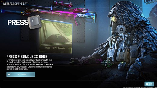 ‘Press F’ Meme bundle in MW3 and Warzone