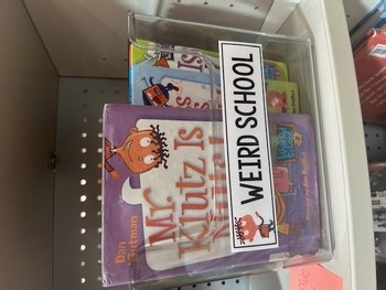 Popular Fiction Book Bin Labels