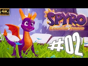 SPYRO THE DRAGON – Longplay Part 2 – Full Game – No Commentary 4k [PC – Playthrough]