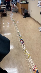 1.2K views · 42 reactions | Fergus Falls' Kennedy Secondary School ninth grader, Dexyn Habraken, sets off a physics experience in class while Elle Fiedler and other students cheer it on. Video submitted. | Fergus Falls Daily Journal | Facebook