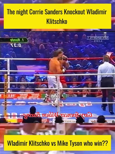 Wladimir Klitschko vs Corrie Sanders #boxing #boxing🥊 | Boxing USA