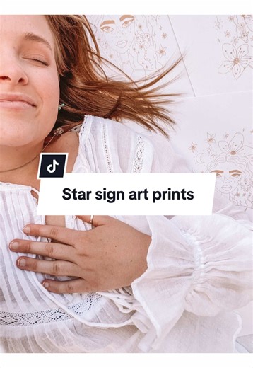 Totally forgot I had made these!! Star sign art prints are now back! ✨💫 #starsign #artprints #zodiacsigns #handdrawn #artist