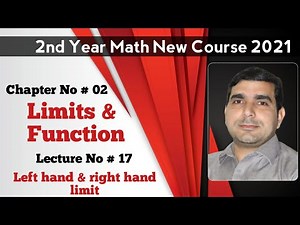 Left Hand and Right Hand Limits: What do they mean?