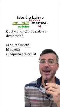 Functions of the relative pronoun QUE #Portuguese #grammar #activeconcurseira #pronoun