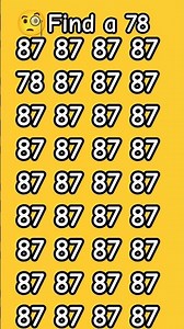 find a 78 #viralshort #shortfeed #shortvideo