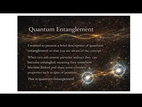 Quantum Entanglement and the split slot experiment 