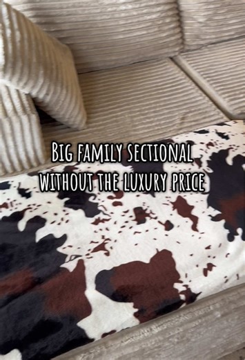 This is our 135” boneless U-shaped sectional sofa from CAODOC. We’ve had it for months now, and it’s held up well with kids, a pet, and daily use. It’s a great option if you want a large, comfortable sectional without luxury-level pricing. I’ll tag the exact one we have here. #bonelesssectional #ushapedsectional #sectionalsofa #livingroomfurniture #budgetfurniture @CAODOC Direct