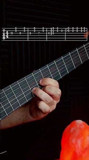 The Beatles - Michelle intro tutorial (TAB) #guitar #guitartutorial #shorts