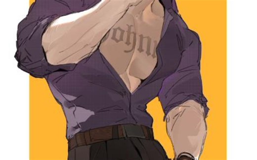 【绘画过程】johnny cage