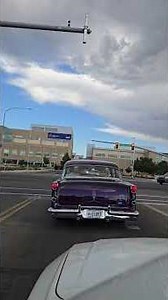 purple 1955 Oldsmobile 88 #classiccars #gearheadreview