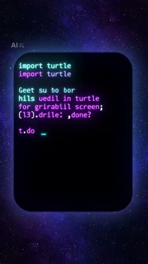 Python Code Creates Galaxy 🌌 | Coding Magic #Shorts📌#CodingForKids #PythonMagic #GalaxyAnimation #Cr