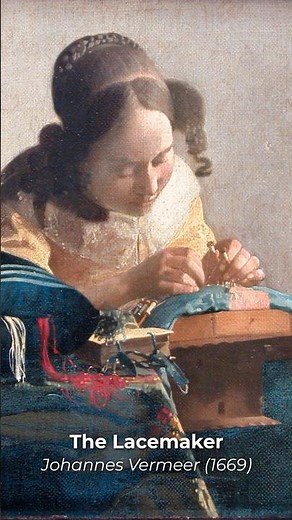 The Lacemaker – AI Animated Vermeer Painting | The Living Gallery