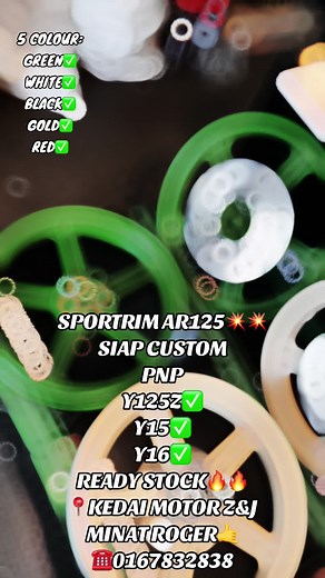 Custom SPORTRIM for Yamaha Y16ZR at Kedai Motor Z&J